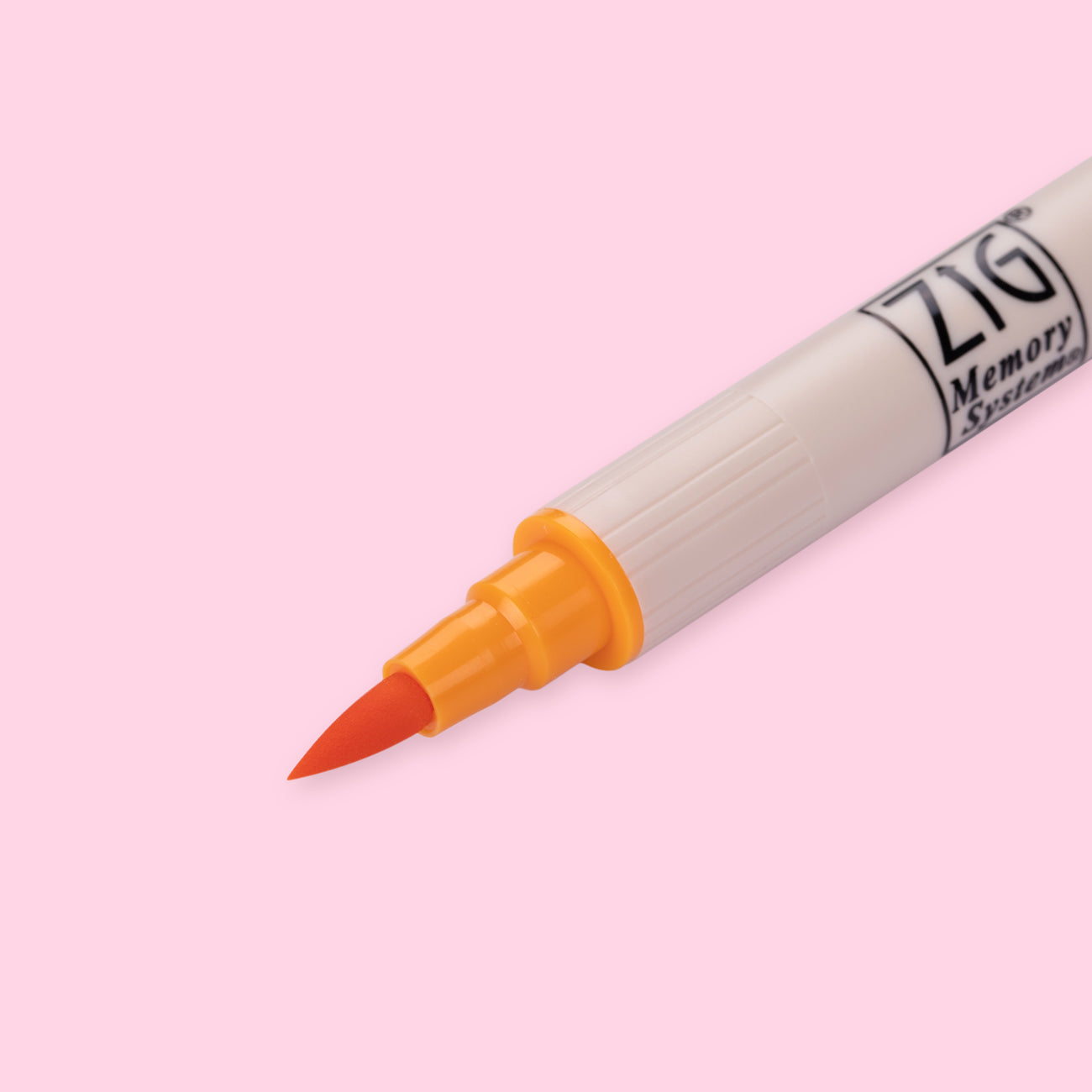 Kuretake Zig Memory System Calligraphy Marker, Apricot 