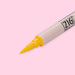 Kuretake Zig Brushables Brush Pen - Pure Yellow 050 - Stationery Pal