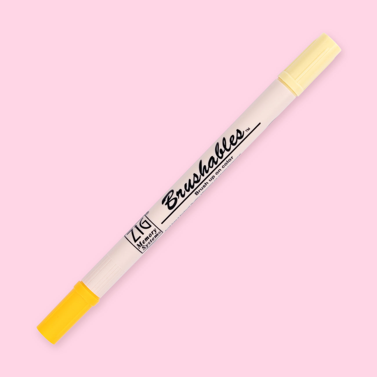 Kuretake Zig Brushables Brush Pen - Pure Yellow 050