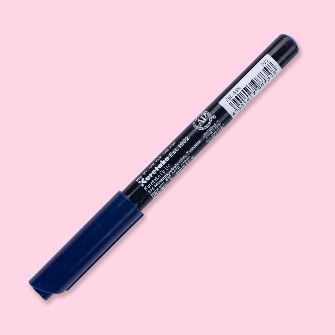 Kuretake Zig Fudebiyori Brush Pen - Deep Blue 035