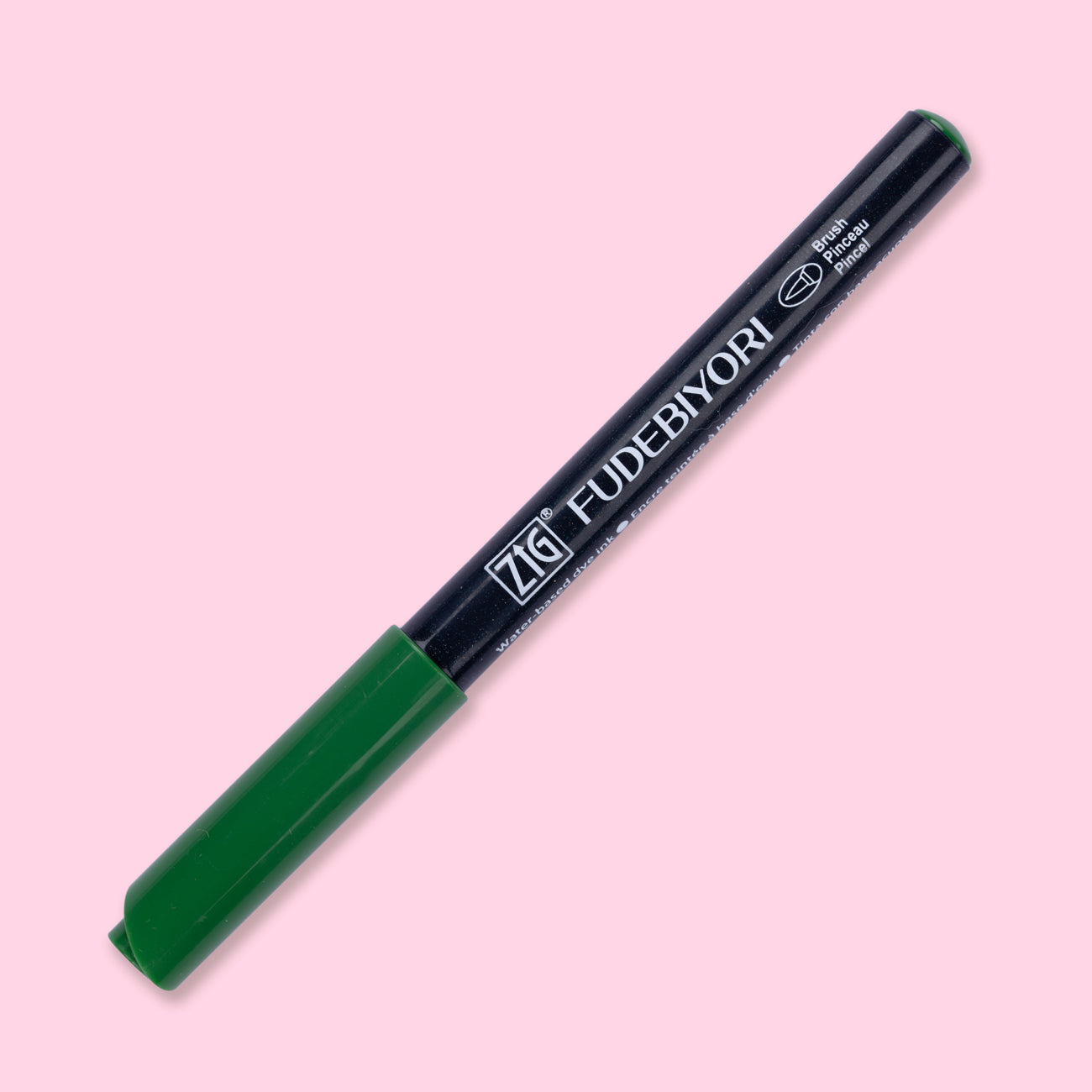 Kuretake Zig Fudebiyori Brush Pen - Deep Green 044