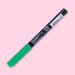 Kuretake Zig Fudebiyori Brush Pen - Emerald Green 048 - Stationery Pal