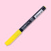 Kuretake Zig Fudebiyori Brush Pen - Lemon Yellow 051 - Stationery Pal