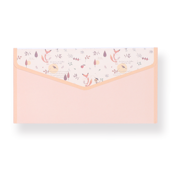 Letter Paper With Envelope - Orange - Stationery Pal