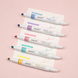 Kokuyo Mark+ 2 Way Marker Pen - Purple