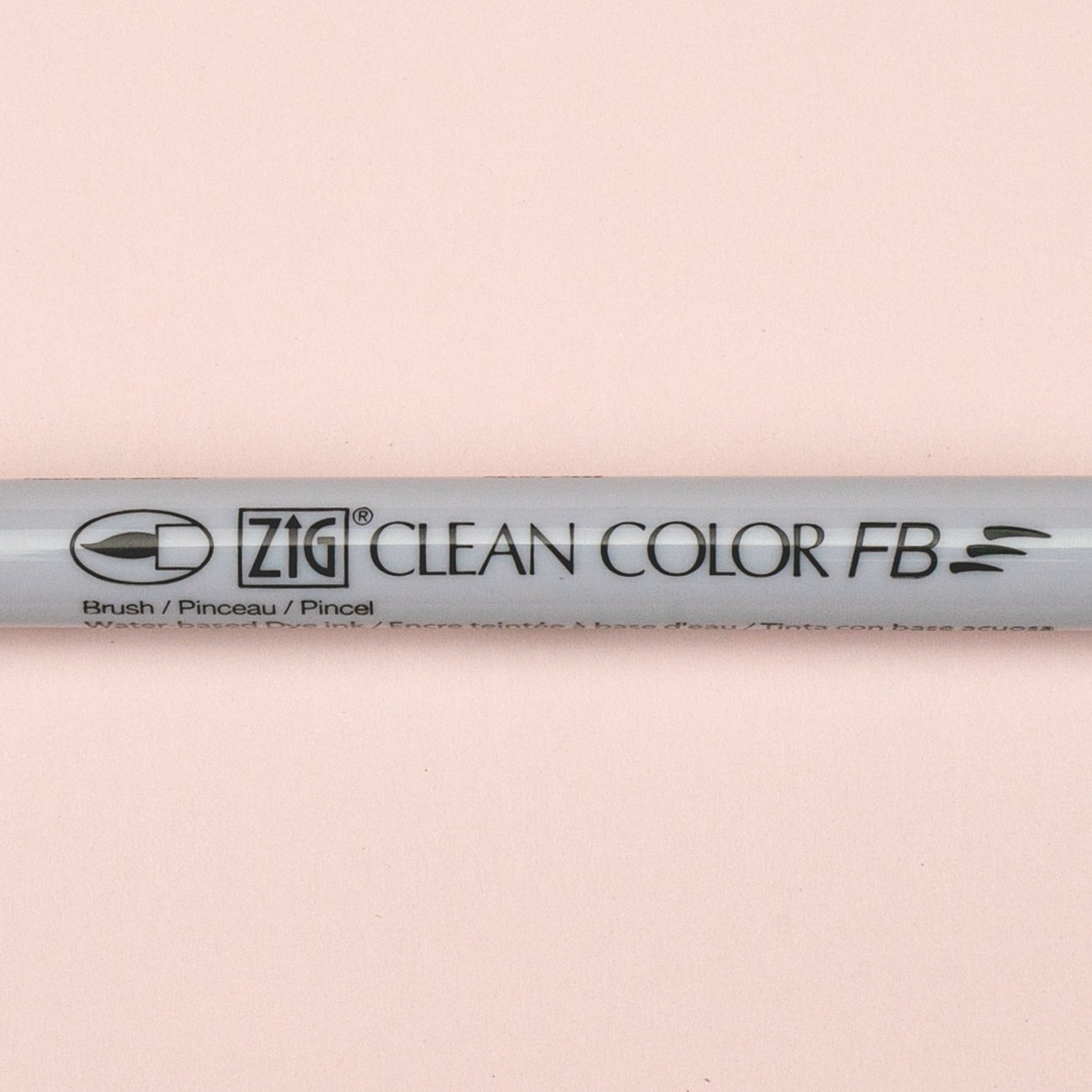 Kuretake ZIG Clean Color FB Felt Tip Brush Pen - Orange - 070