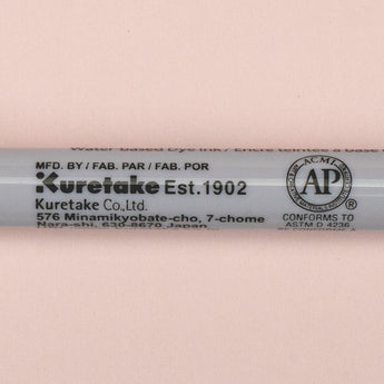 Kuretake ZIG Clean Color FB Felt Tip Brush Pen - Mid Gray - 096