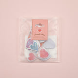 Kamio Watercolor Stickers - Heart