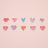 Kamio Watercolor Stickers - Heart