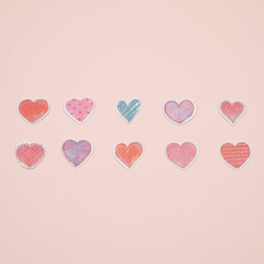 Kamio Watercolor Stickers - Heart