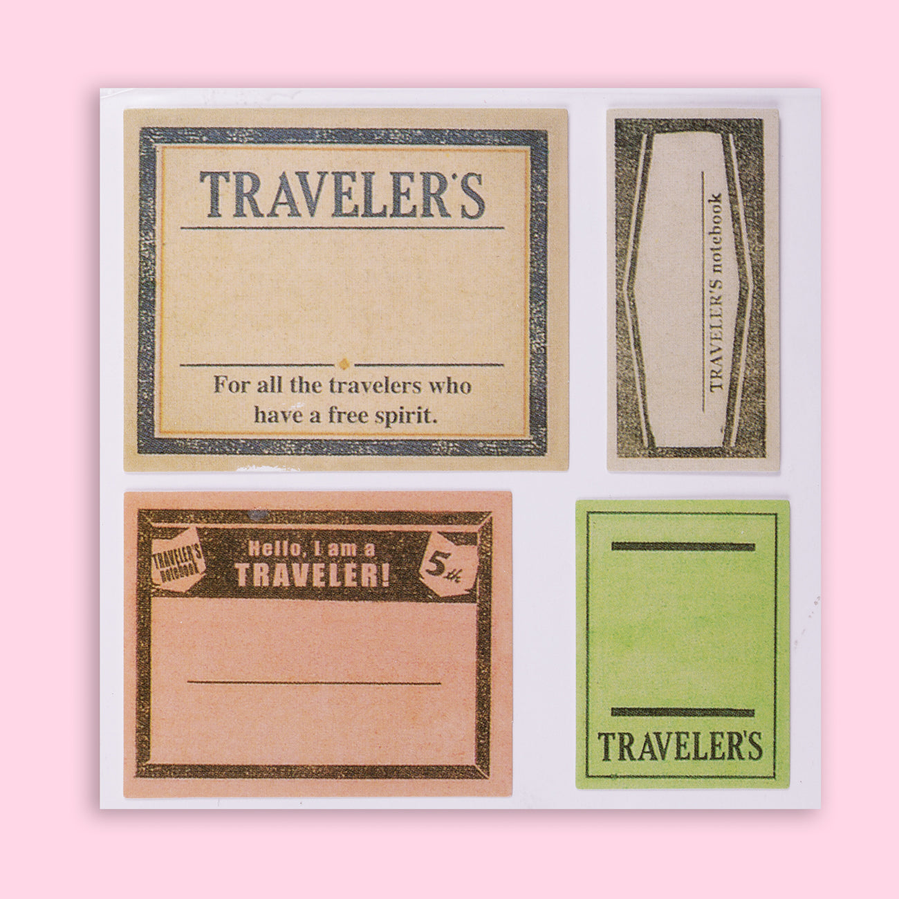Universal Adventurers Vintage Stamp Stickers - Decorative Stickers for  Scrapbooks, Journals, and More