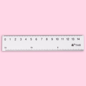 Ruler - 15 cm - White