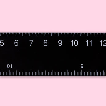 Ruler - 15 cm - Black