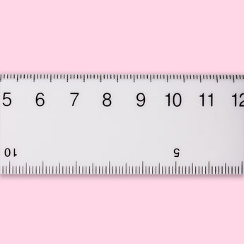 Ruler - 15 cm - White