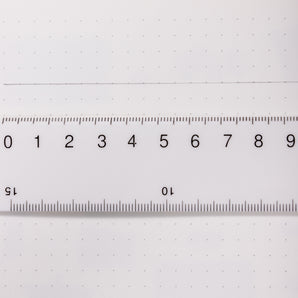 Ruler - 15 cm - White