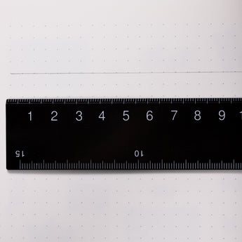 Ruler - 15 cm - Black