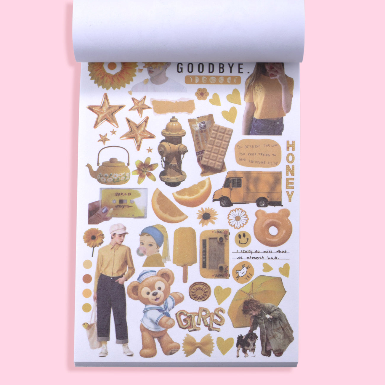 Gentle Color Scrapbooking Paper Pad - Peach — Stationery Pal