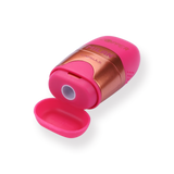 Milan Capsule Sharpener + Eraser Copper - Pink - Stationery Pal