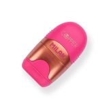 Milan Capsule Sharpener + Eraser Copper - Pink - Stationery Pal