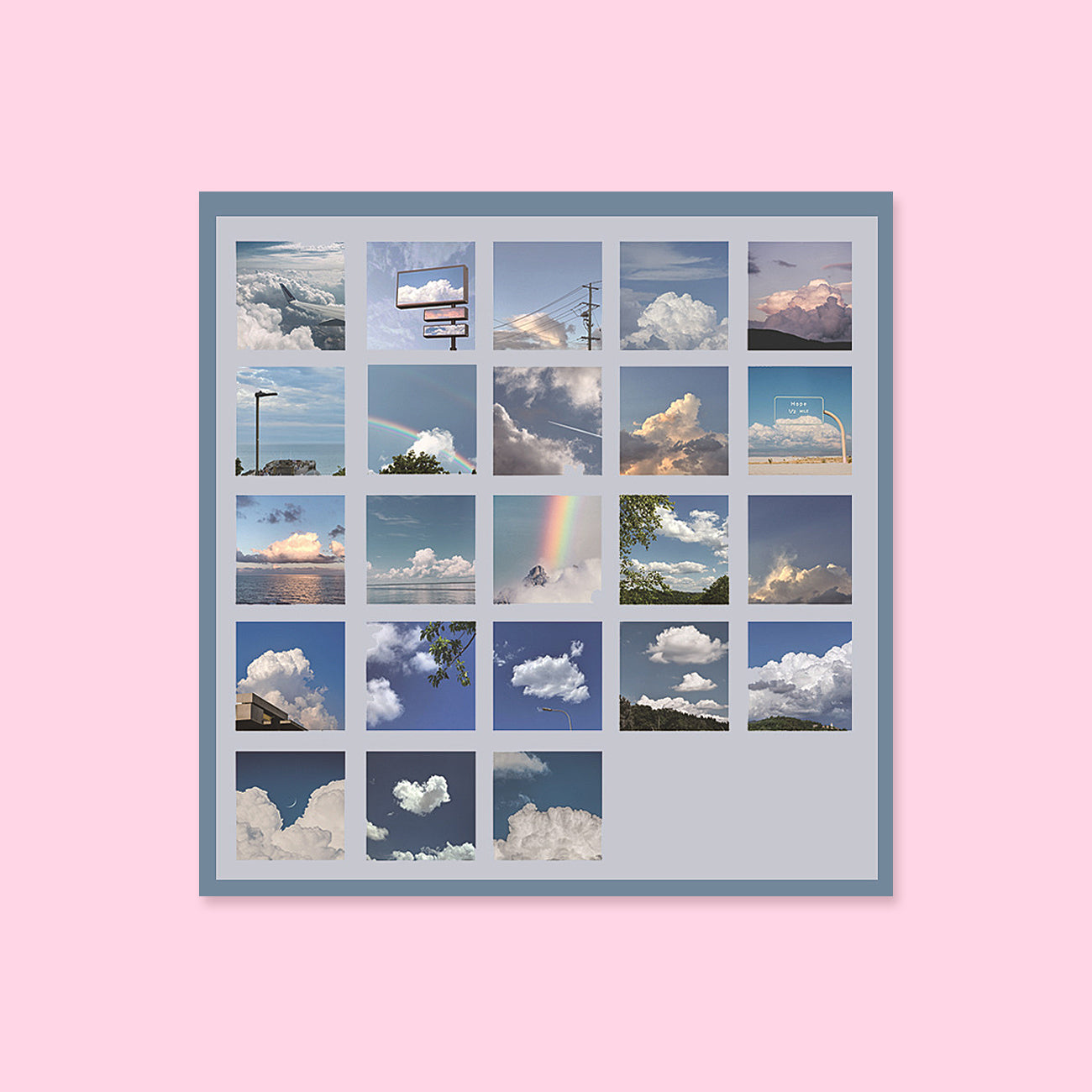 Mini Sticker Pad - The Vast Clear Sky