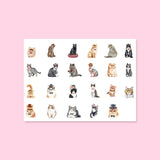 Mini Sticker Pad - Vintage Cat - Stationery Pal