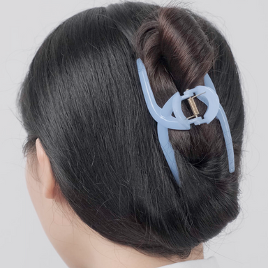 Minimalism Acrylic Hair Claw - Blue