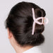 Minimalism Acrylic Hair Claw - Pink