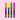 Monami Pastel Highlighter - 4 Fluorescence Colors set