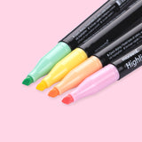 Monami Pastel Highlighter - 4 Pastel Colors Set - Stationery Pal
