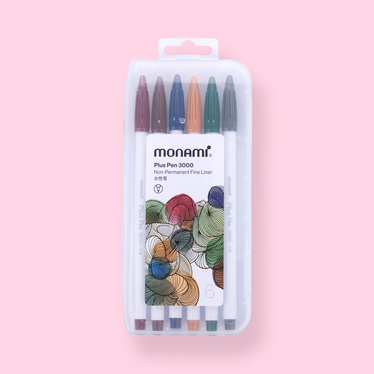 Monami Plus Pen 3000 - Vintage Color - Set of 6