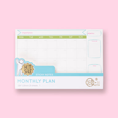 Monthly Plan Sticky Notes