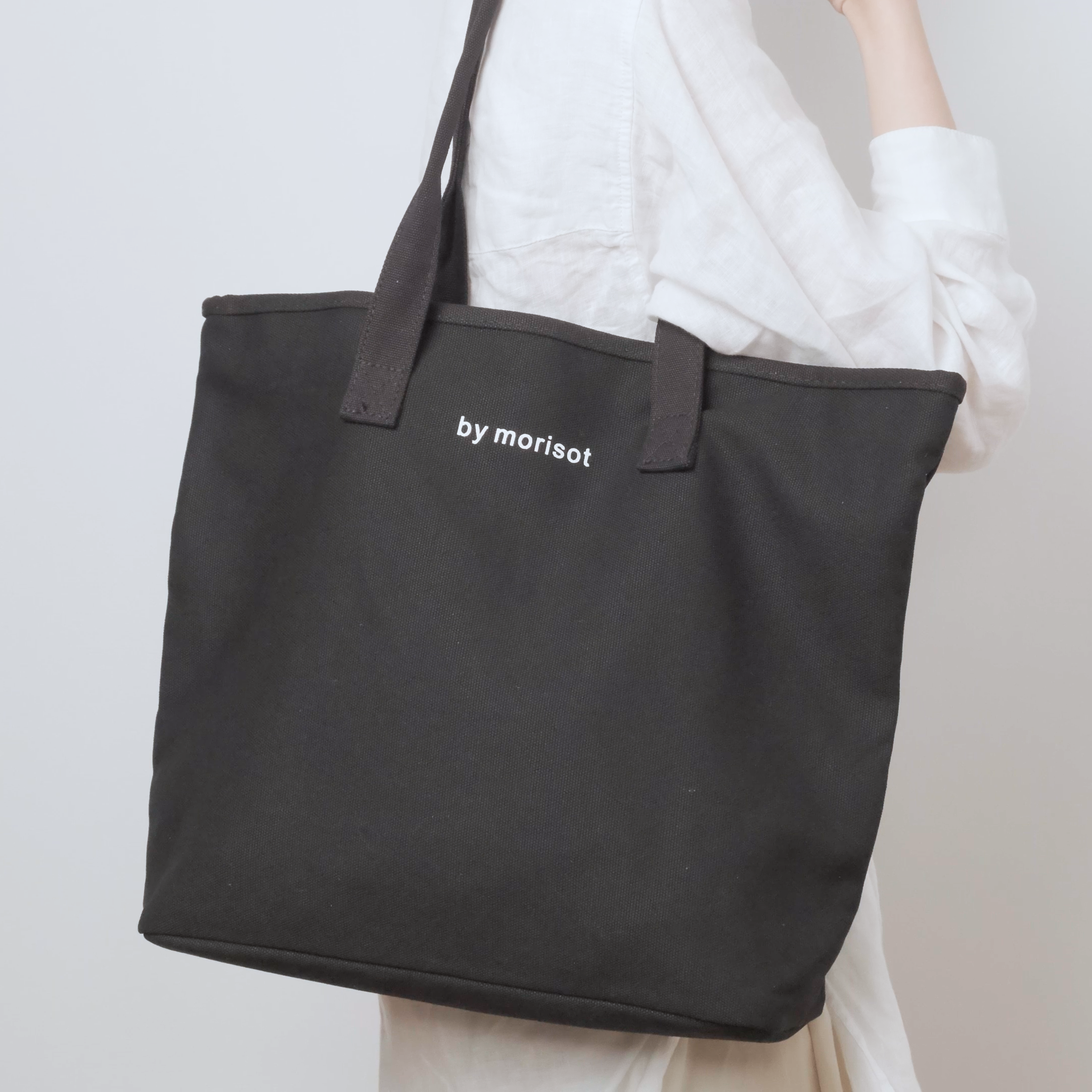 Morisot Fashionable Canvas Bag - Black - Stationery Pal