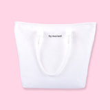 Morisot Fashionable Canvas Bag - White - Stationery Pal