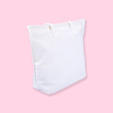 Morisot Fashionable Canvas Bag - White - Stationery Pal