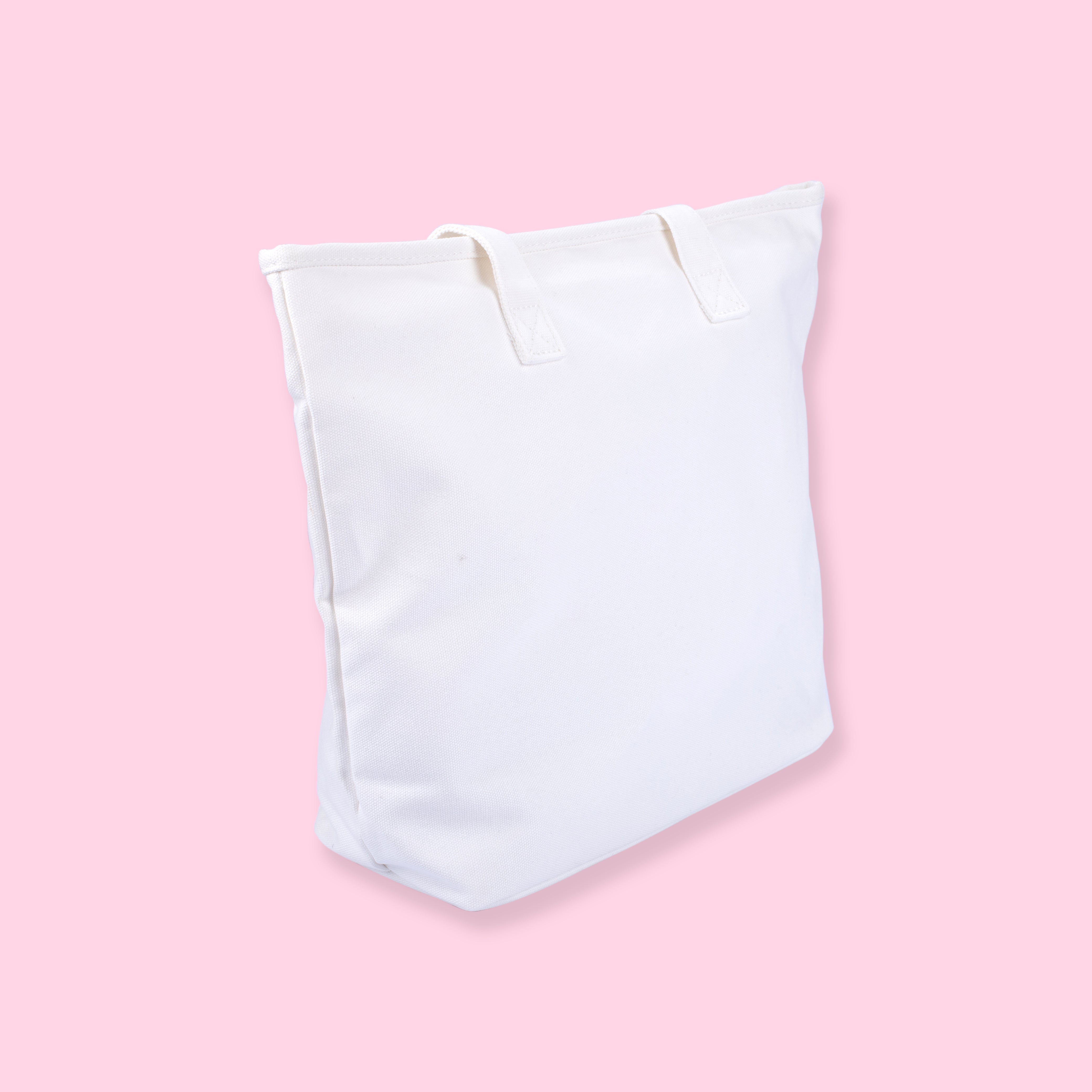 Morisot Fashionable Canvas Bag - White - Stationery Pal