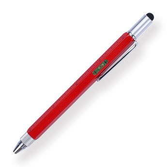 Multi-purpose Tool Pen - 0.5 mm - Red Body - Stationery Pal