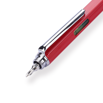 Multi-purpose Tool Pen - 0.5 mm - Red Body - Stationery Pal