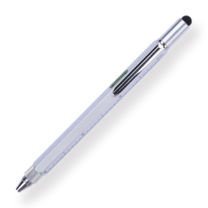 Multi-purpose Tool Pen - 0.5 mm - Silver Body - Stationery Pal