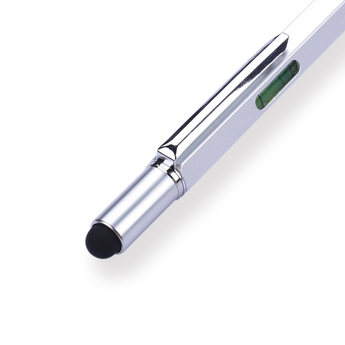 Multi-purpose Tool Pen - 0.5 mm - Silver Body - Stationery Pal