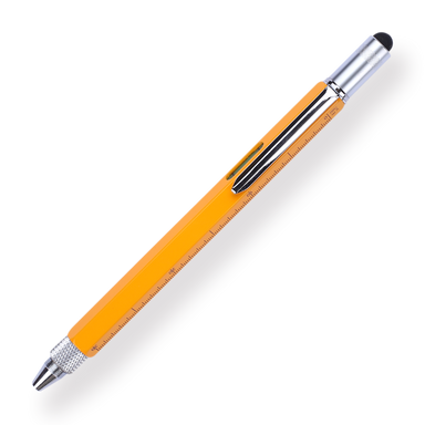 Multi-purpose Tool Pen - 0.5 mm - Yellow Body - Stationery Pal