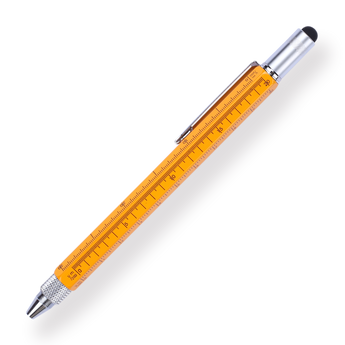 Multi-purpose Tool Pen - 0.5 mm - Yellow Body - Stationery Pal