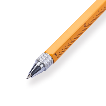 Multi-purpose Tool Pen - 0.5 mm - Yellow Body - Stationery Pal