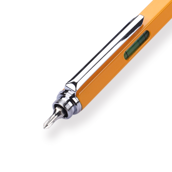 Multi-purpose Tool Pen - 0.5 mm - Yellow Body - Stationery Pal