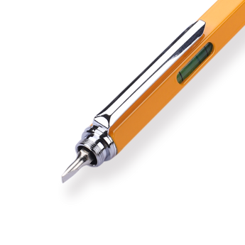 Multi-purpose Tool Pen - 0.5 mm - Yellow Body - Stationery Pal