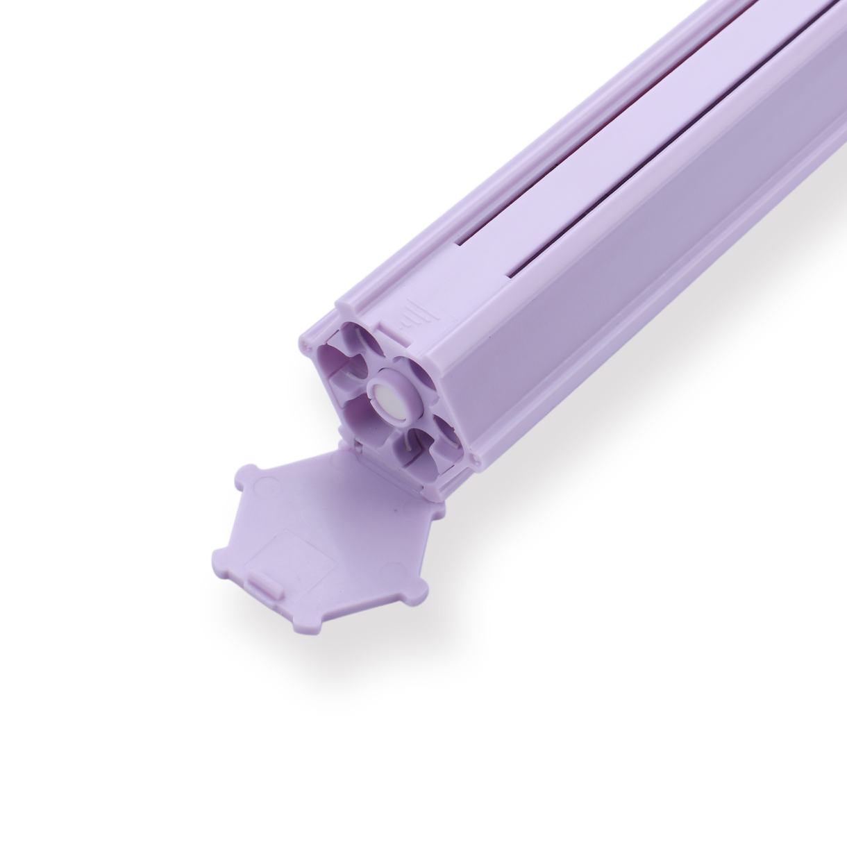 Multifunctional Hexagonal Pen Box Purple Stationery Pal