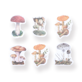 Mushroom Collection Sticker Pack - Stationery Pal