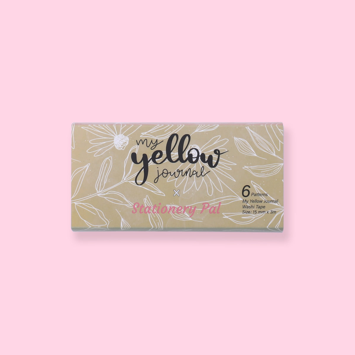 Yellow Flowers Washi Tape — Stationery Pal