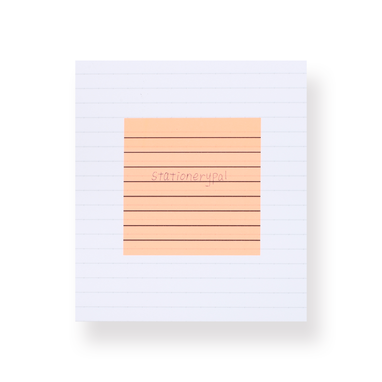 Neon Color Sticky Notes - Ruled - Orange – Stationery Pal