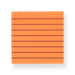 Neon Color Sticky Notes - Ruled - Orange - Stationery Pal