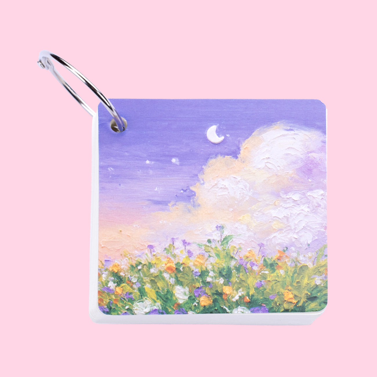 Oil Painting Landscape Memo Pad - Night - Stationery Pal